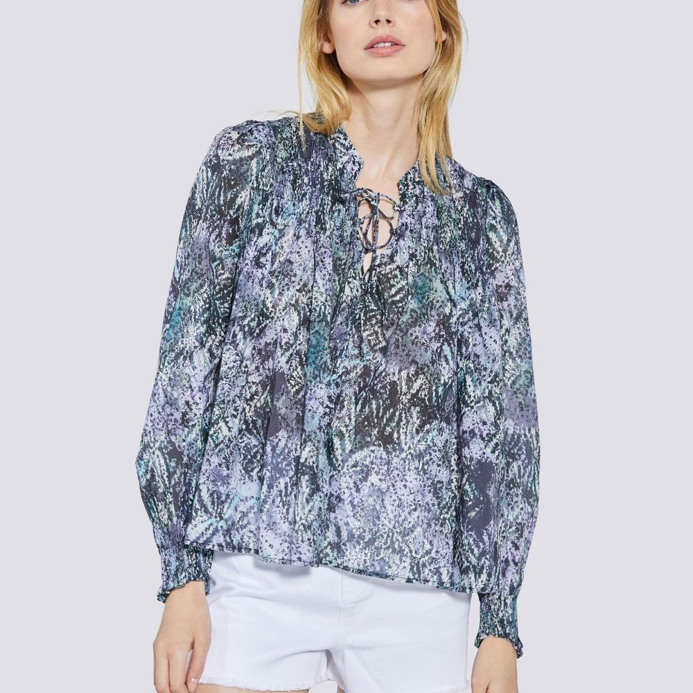 IRO CALLI BOHO PRINTED BLOUSE TOP 34